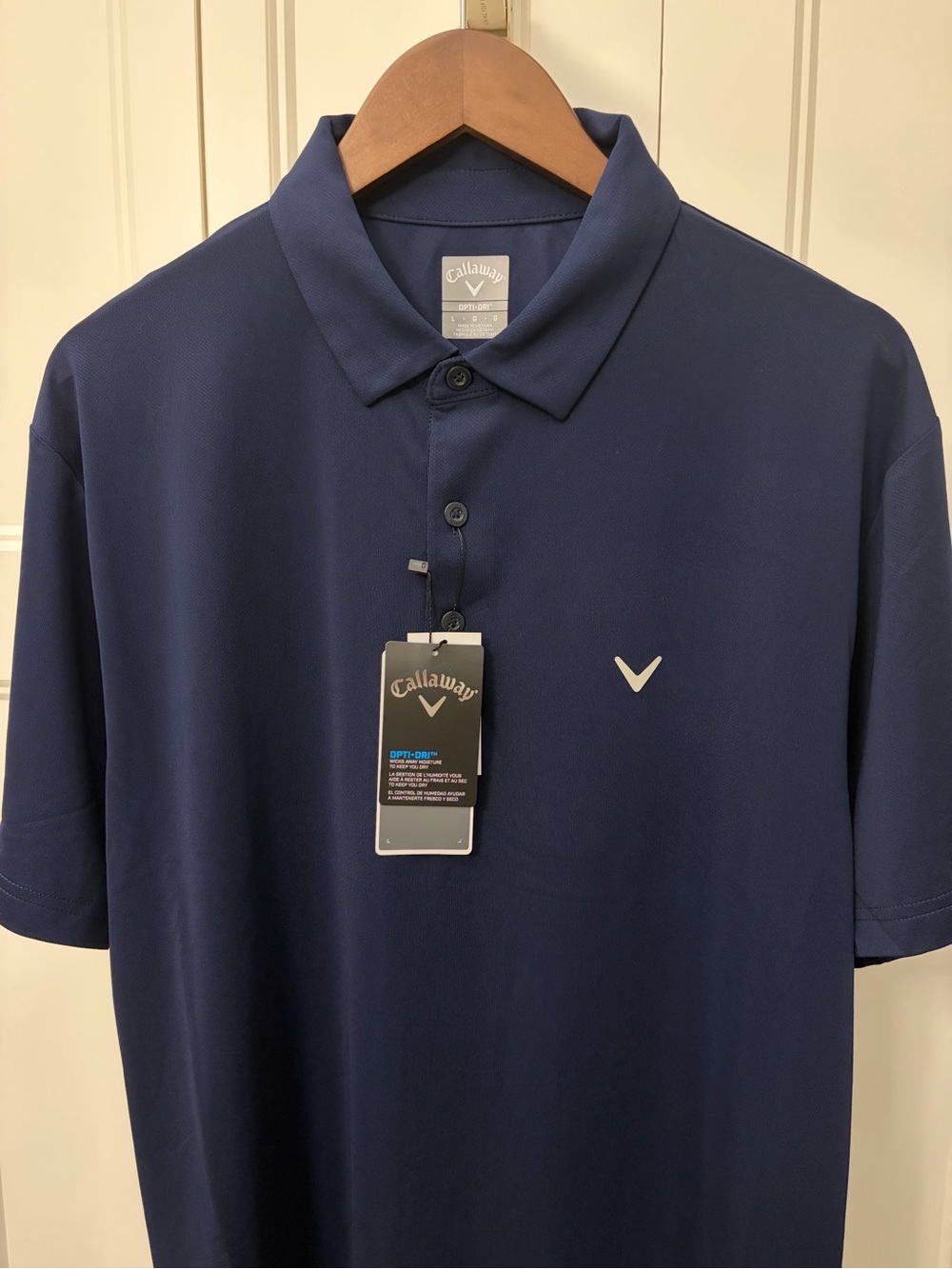 Callaway Men's Deep Navy Performance Polo with Subtle Logo